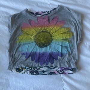 Flowers by Zoe FBZ Girls embellished tee